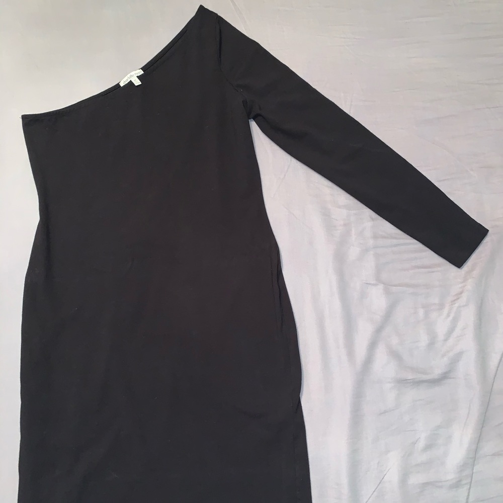 Off-the-Shoulder Black Dress